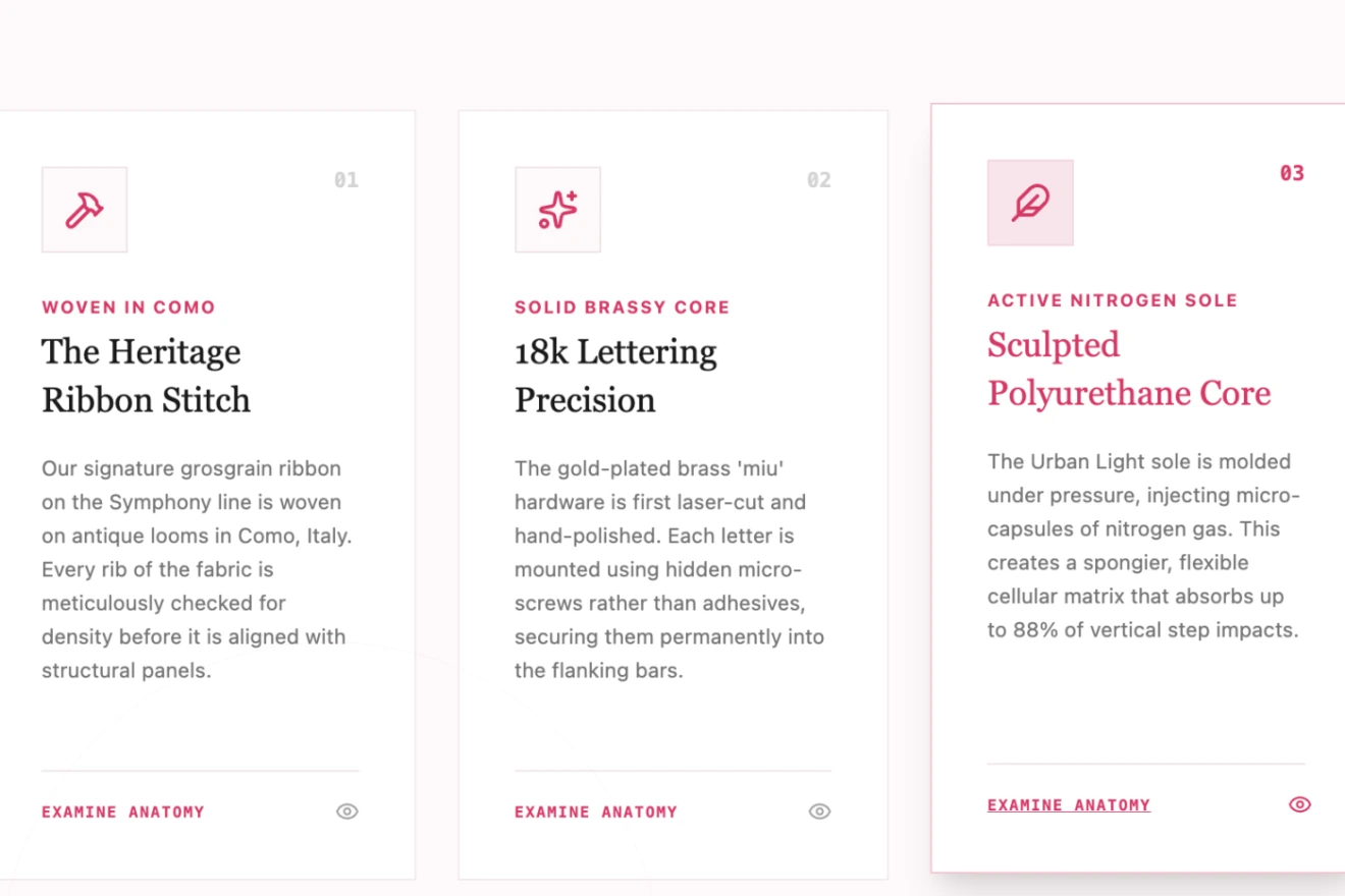Online shopping website portfolio interface screenshot 17