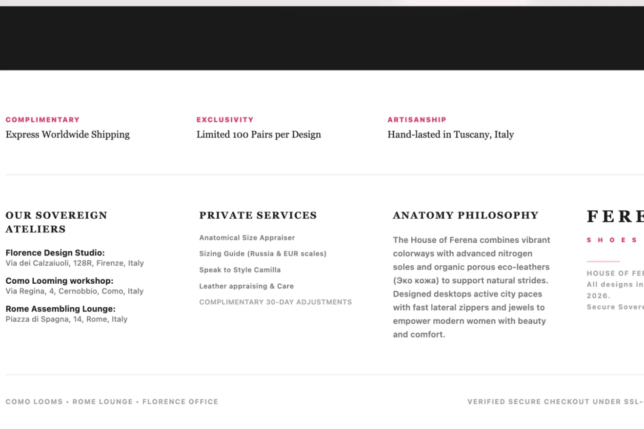 Online shopping website portfolio interface screenshot 18